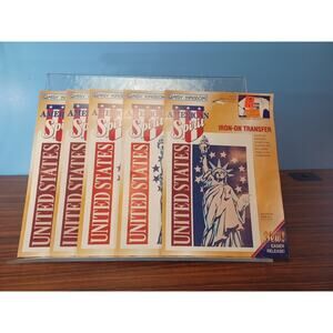 DAISY KINGDOM American Spirit Iron-on Transfer Statue Of Liberty Lot Of 5